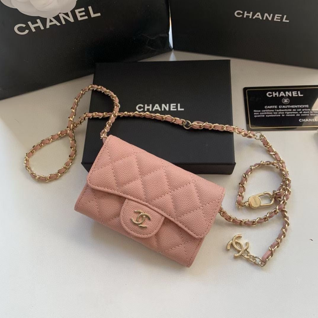 Mini sac CC Rose saumon